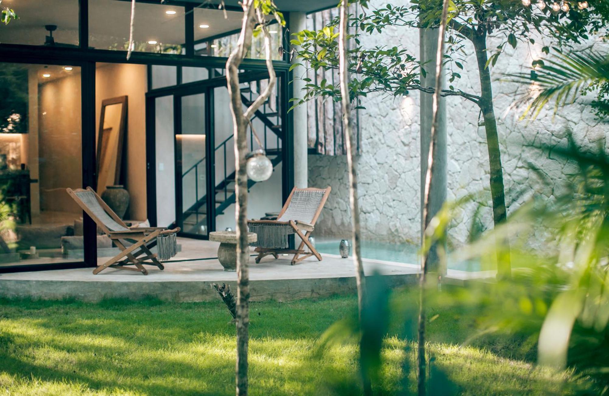 Jungle Boho Villa - Private Pool - Concierge 6B 图卢姆 外观 照片