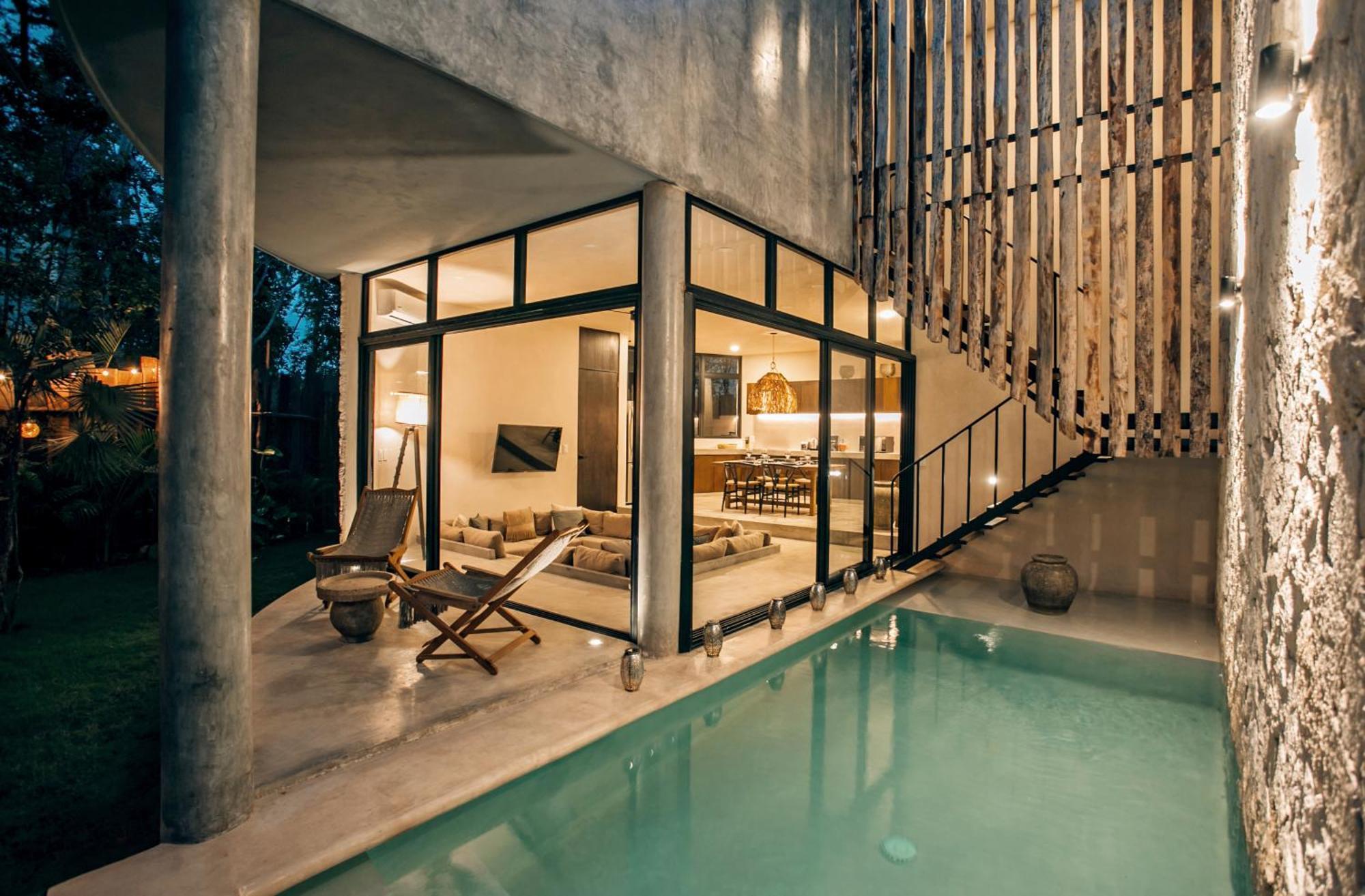 Jungle Boho Villa - Private Pool - Concierge 6B 图卢姆 外观 照片