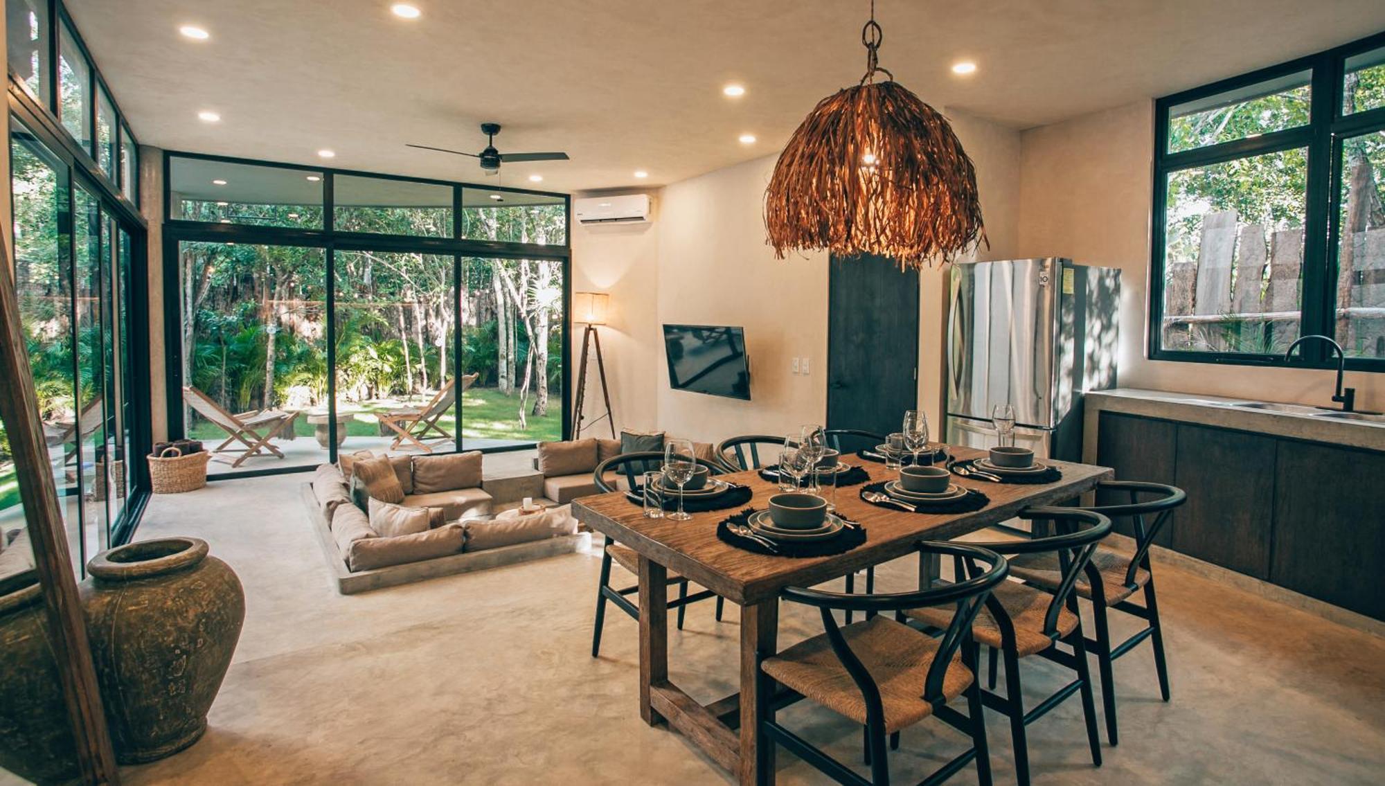 Jungle Boho Villa - Private Pool - Concierge 6B 图卢姆 外观 照片