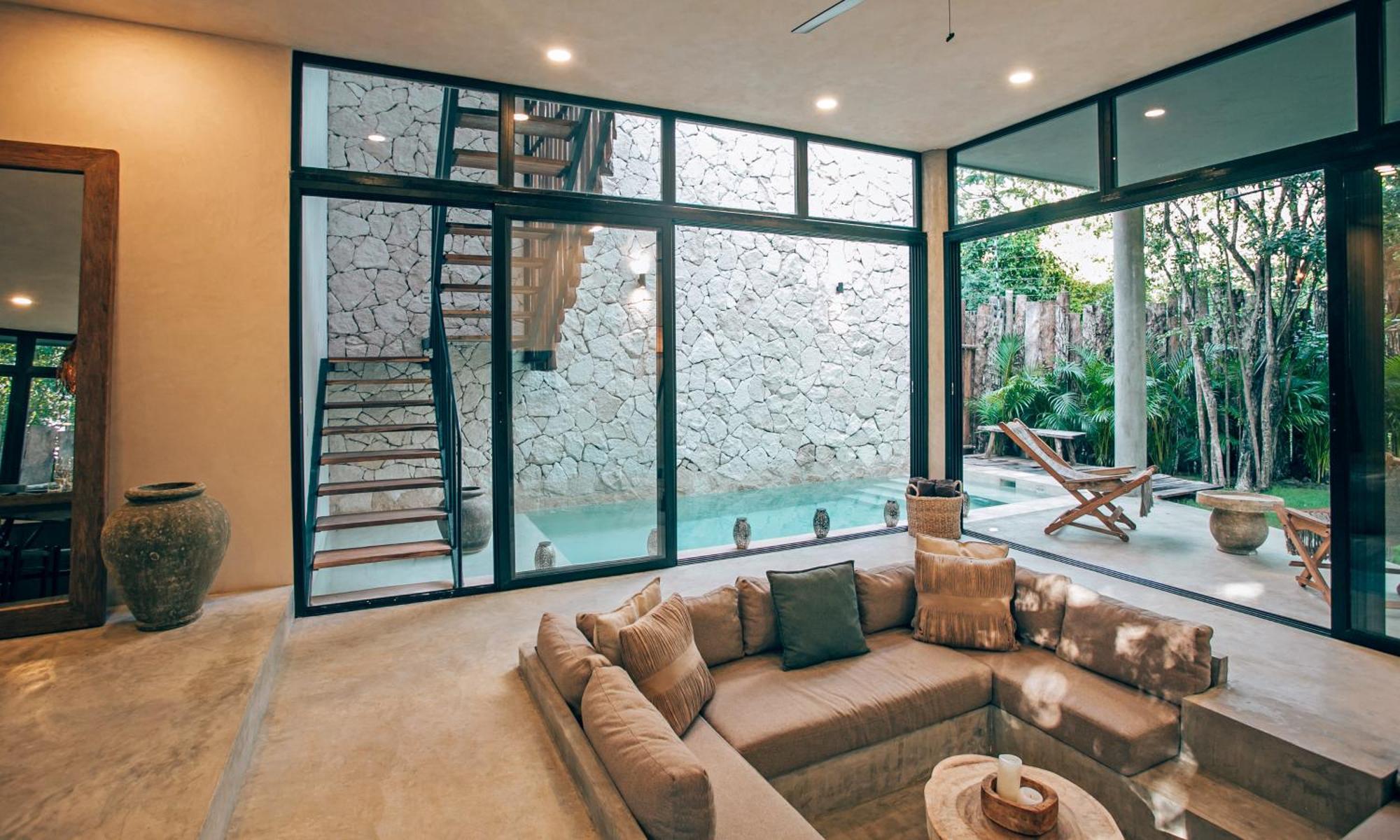 Jungle Boho Villa - Private Pool - Concierge 6B 图卢姆 外观 照片