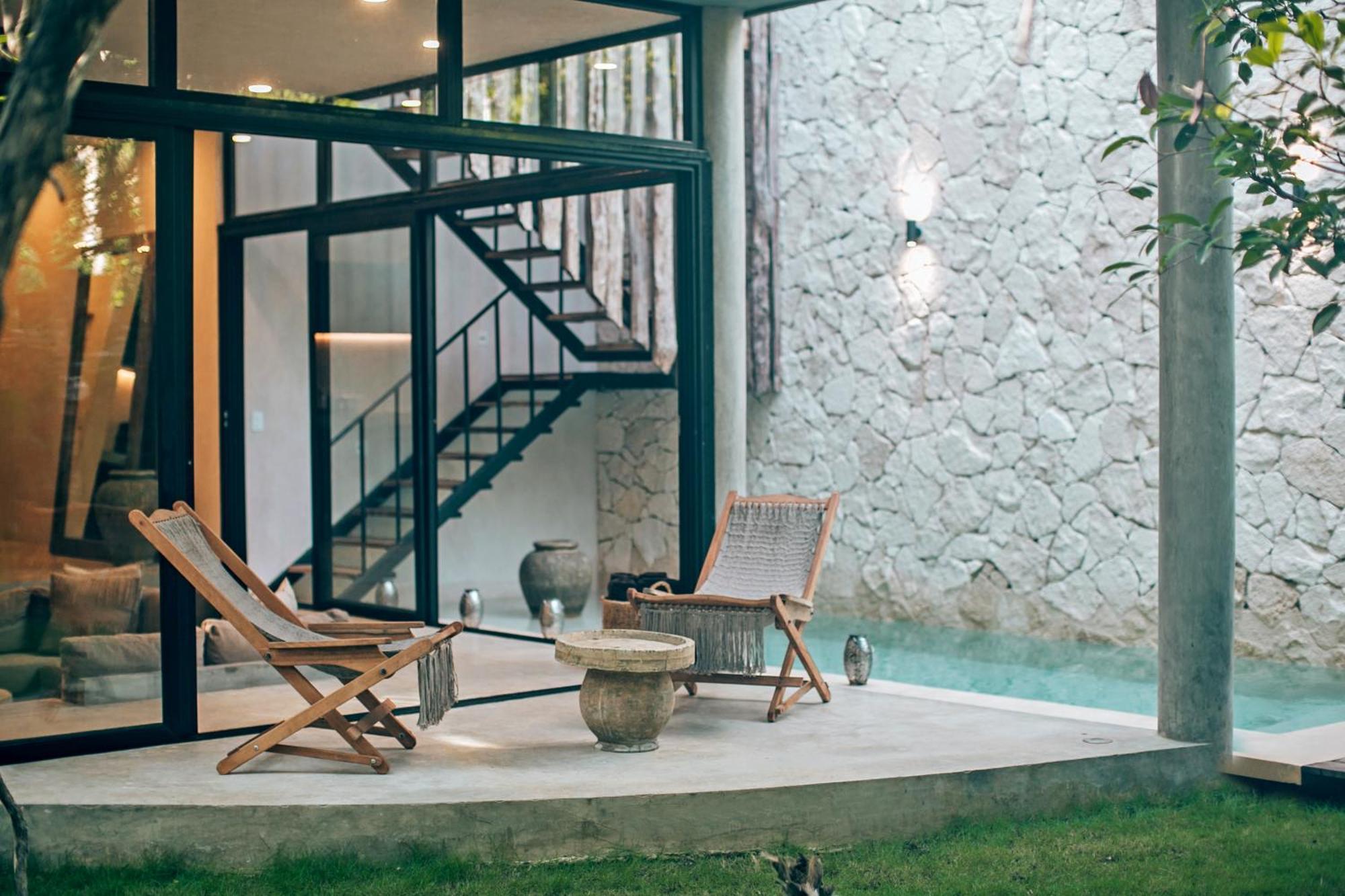 Jungle Boho Villa - Private Pool - Concierge 6B 图卢姆 外观 照片