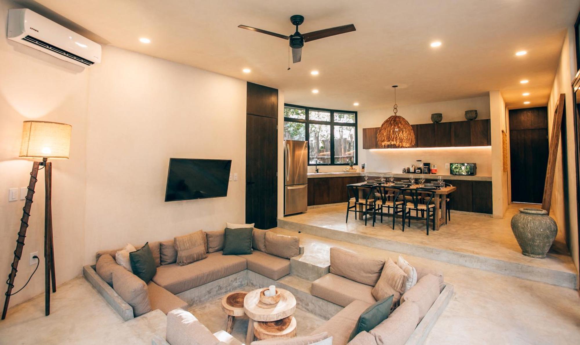 Jungle Boho Villa - Private Pool - Concierge 6B 图卢姆 外观 照片